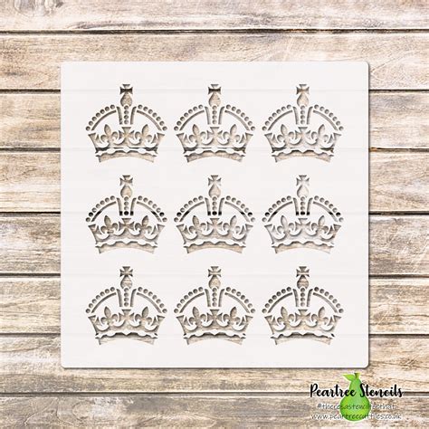 Crown Stencil – Peartree Cutfiles