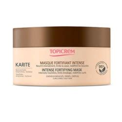 Topicrem Karité Crème nourrissante fortifiante Cheveux bouclés et frisés