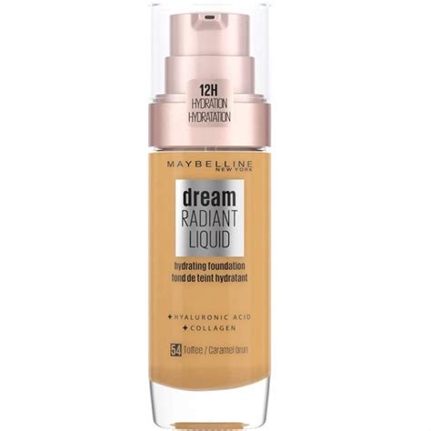 Maybelline Dream Radiant Liquid Foundation Toffee X