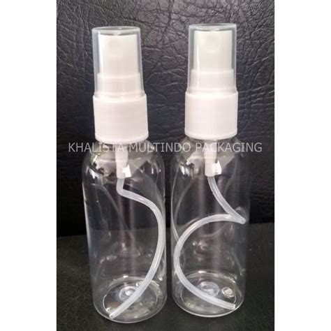 Jual Botol Spray 60 ML Natural Tutup Putih Shopee Indonesia