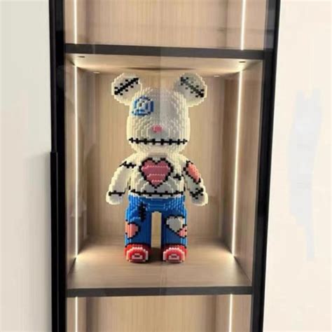 Зд конструктор пластиковый блочный BearBrick медведь для детей и ...