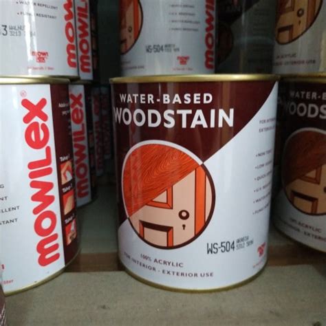 Jual Cat Mebel Kusen Kayu Mowilex Wood Stain Water Based Kota