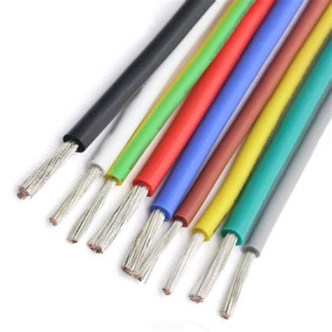 Ul Single Core Silver Plated Copper Conductor Ptfe High Temperature