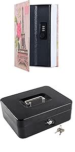 Amazon KYODOLED Cash Box With Money Tray And Lock Lock Box For