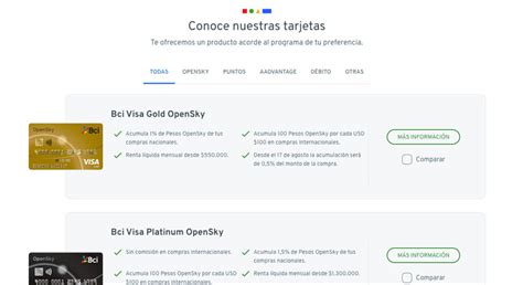 Banco Bci Conoce Todas Sus Tarjetas De Cr Dito