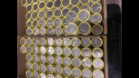 Coin Roll Hunting Half Dollars With Stackingnpacking Youtube