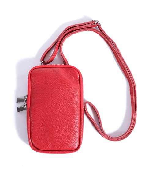 Petit Sac Bandouli Re Femme Cuir Pour T L Phone Portable Bordeaux