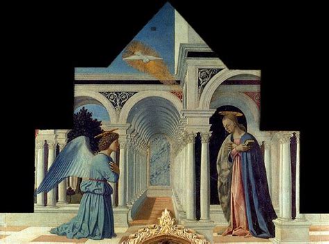 Piero Della Francesca Annunciazione Polittico Di Sant Antonio 1468