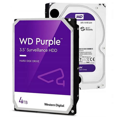 Dysk HDD WD PURPLE 4TB Western Digital Purple 4000Gb Sklep Opinie