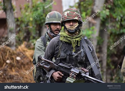 Indian Para Commando Returns Encounter Site Stock Photo (Edit Now ...