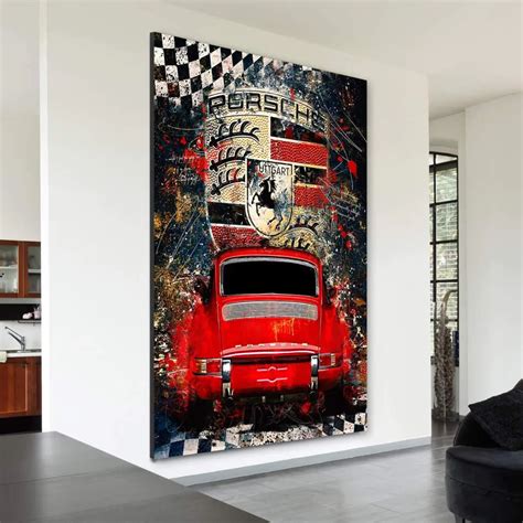 Modernes Wandbild Porsche 911 Pop Art Auto Bild Kaufen