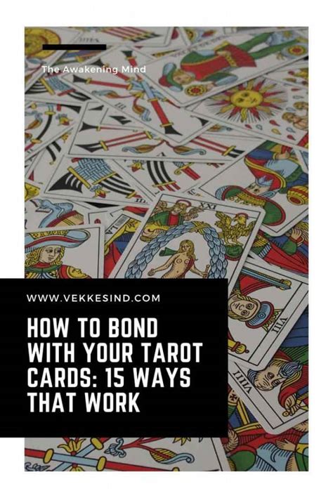 How To Bond With Your Tarot Cards 15 Ways That Work Vekke Sind