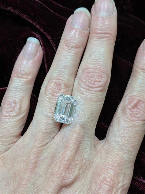 10 Carat D Flawless Emerald Cut Diamond For Ring Or Collecting Gia At