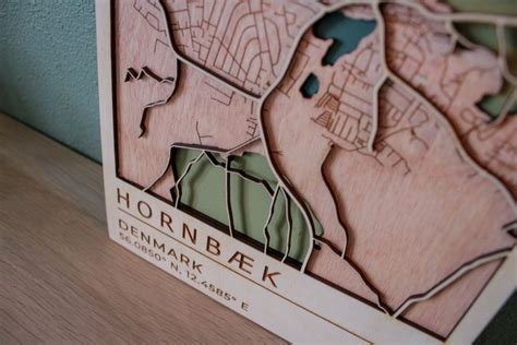 Hornb K D City Map Wooden Street Street Map Heart Location