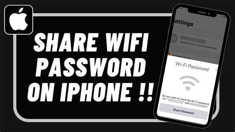 How To Share Wifi Password On Iphone 2023 Youtube