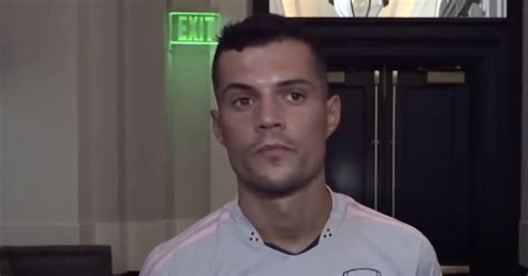 Granit Xhaka Reacts To Oleksandr Zinchenko S Arsenal