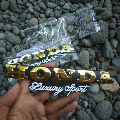 Jual EMBLEM LOGO TENGKI TANGKI HONDA GLPRO GL100 SET KANAN KIRI