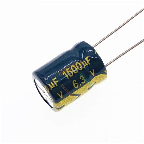 20pcs Lot 6 3V 1500UF 10 13 High Frequency Low Impedance Aluminum