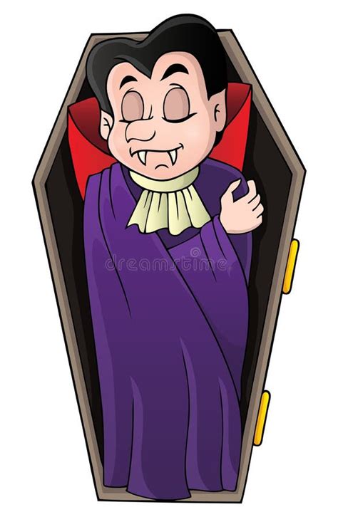 Vampire In Coffin Stock Vector Illustration Of Looking 6620580