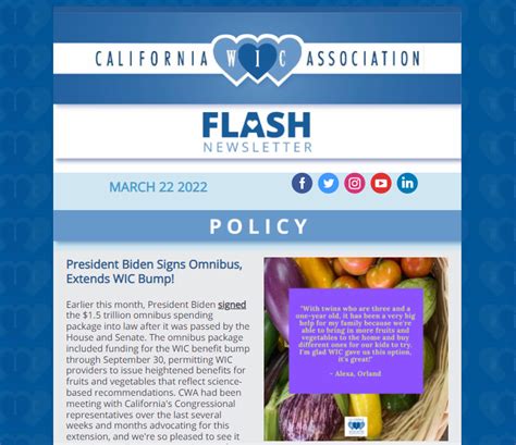 Ca Wic Association On Twitter Check Out Our Latest Cwa Flash