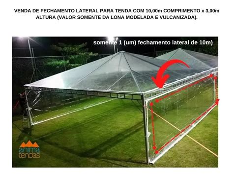 Lona Tenda X Piramidal Cristal Mebuscar Brasil