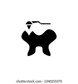 Dentist Line Icon Stock Vector Royalty Free Shutterstock