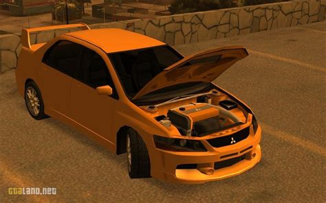 Mitsubishi Lancer Evolution Erza Scarlet San Andreas Theft Sports Car