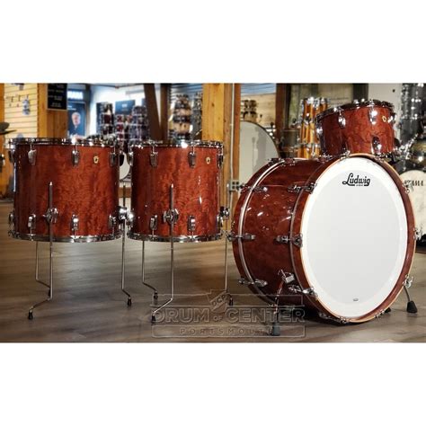 Ludwig Legacy Maple 4pc Bonham Drum Set African Bubinga Dcp