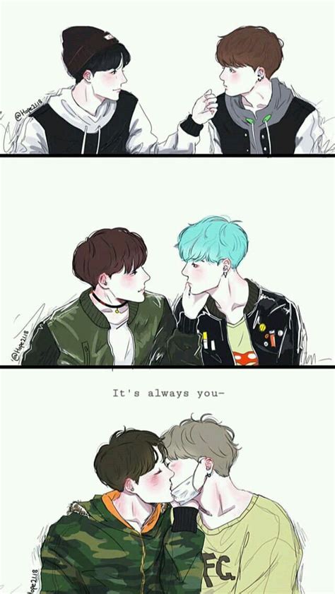 🍥yoonseok🌸 With Images Yoonseok Bts Fanart Fan Art