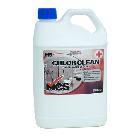 Mcs Chlor Clean Chlorinated Cleaner 5l Melbourne Cleaning Supplies