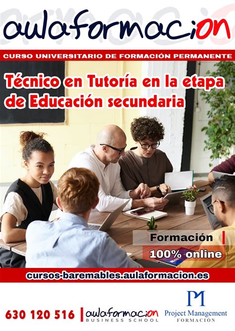 Técnico en Tutoría en la etapa de Educación secundaria AULAFORMACION