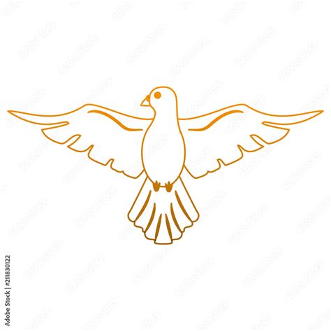 Descending Dove Clipart