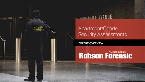 Apartment Condo Security Expert Witness