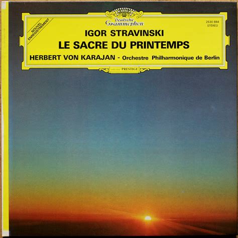 Stravinsky Strawinsky Le Sacre Du Printemps The Rite Of Spring