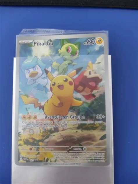 CARTE POKÉMON PIKACHU 027 Promo SVP027 Scellé EV02 FR NEUF EUR 10 00