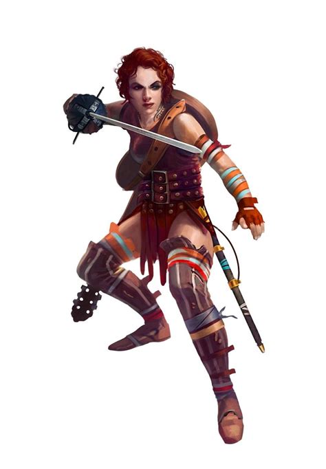 Female Human Swashbuckler Rogue Pathfinder E Pfrpg Pfsrd Dnd D D