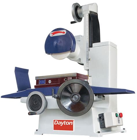 DAYTON, Manual, 6 in x 12 in Table, Surface Grinder - 48WE34|48WE34 ...