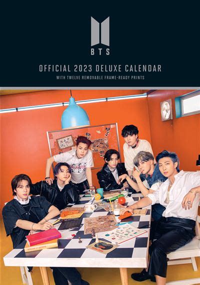 Calendrier mural A3 BTS Édition Deluxe BTS Bangtan Boys Objet