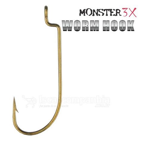 Anzol Ewg Offset Monster X Worm Hook