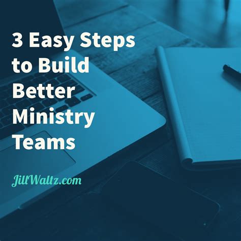 3 Easy Steps To Build Solid Ministry Teams Beyond Recruiting Jill Waltz