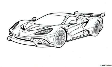 Coloriage D Une Voiture De Sport Rapide T L Charger Ou Imprimer