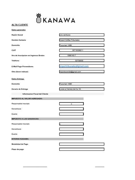 Alta Cliente Kanawa Pdf