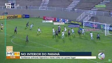 Globo Esporte Zona Da Mata Tombense Enfrenta Oper Rio Pr Para Voltar