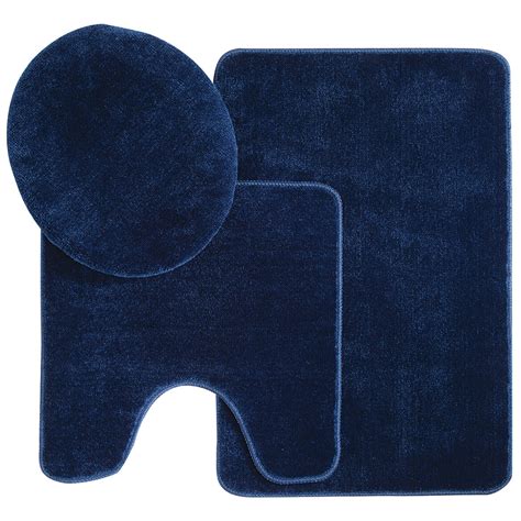 3-Piece Plush Bathroom Rug Set – Toilet & Sink Rug Set