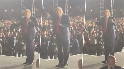 Donald Trump Awkwardly Dances To Village Peoples Ymca Song At A