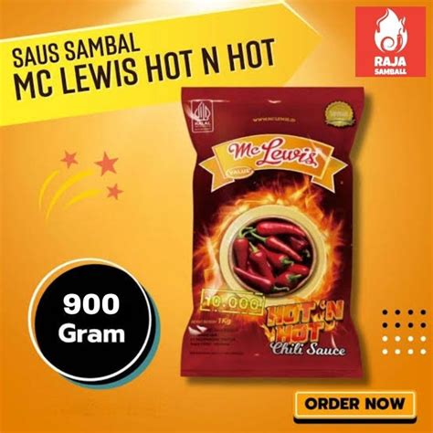Jual Mc Lewis Hot N Hot Chilli Sauce Berat 900 Gram Shopee Indonesia