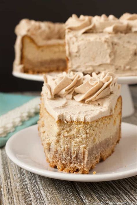 Cinnamon Bun Cheesecake Recipe - Moms & Munchkins