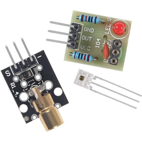 M Dulo De Sensor L Ser Para Arduino Avr Ky Transmisor Y Receptor