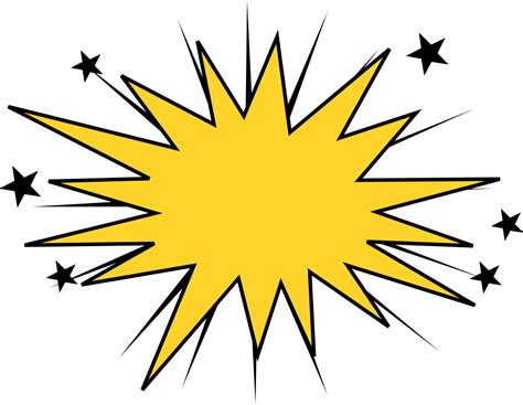 20 Comic Boom Explosion Vector PNG Transparent SVG Vol 2 OnlyGFX