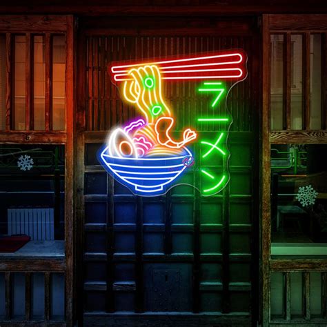 Ramen Neon Sign Japanese Noodle Business Led Light Neon Signs